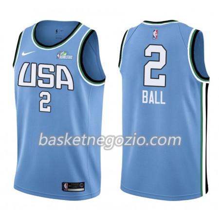 Canotte Uomo Los Angeles Lakers Lonzo Ball 2 Nike 2019 Rising Star Swingman